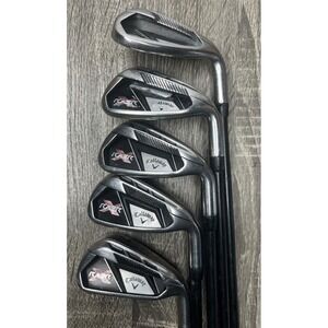 Callaway RAZR X Iron Set 7-PW+SW 5pc RH RAZR Stock Graphite Shaft Regular Flex